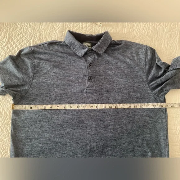 Callaway Opti-DRI Men’s Heather Navy Polo Shirt for Men SZ: L. - Picture 6 of 7